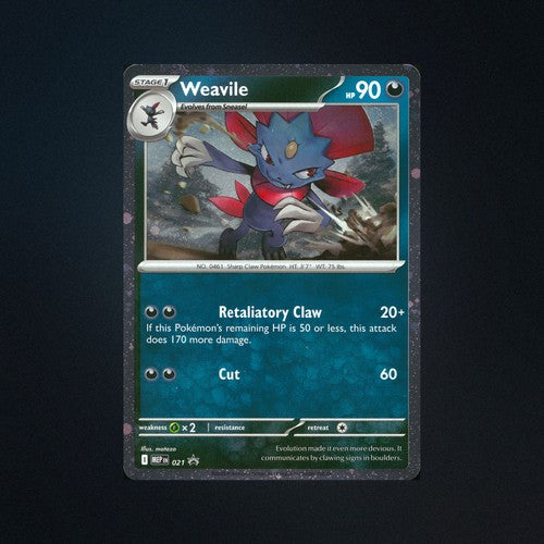 Weavile 021 Mega Evolutions Promo