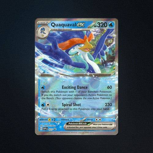 quaquaval ex pokemon card value 035 SVP Promo English NM – Card & Ink option:10 packs Rare Holo RULES Pokémon ex rule FINAL FANTASY - Basic