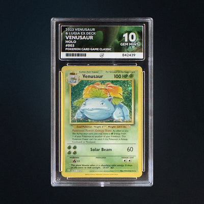 2023 Pokemon Card Game Classic Venusaur 003/034 Holo ACE 10 Perfect Subgrades