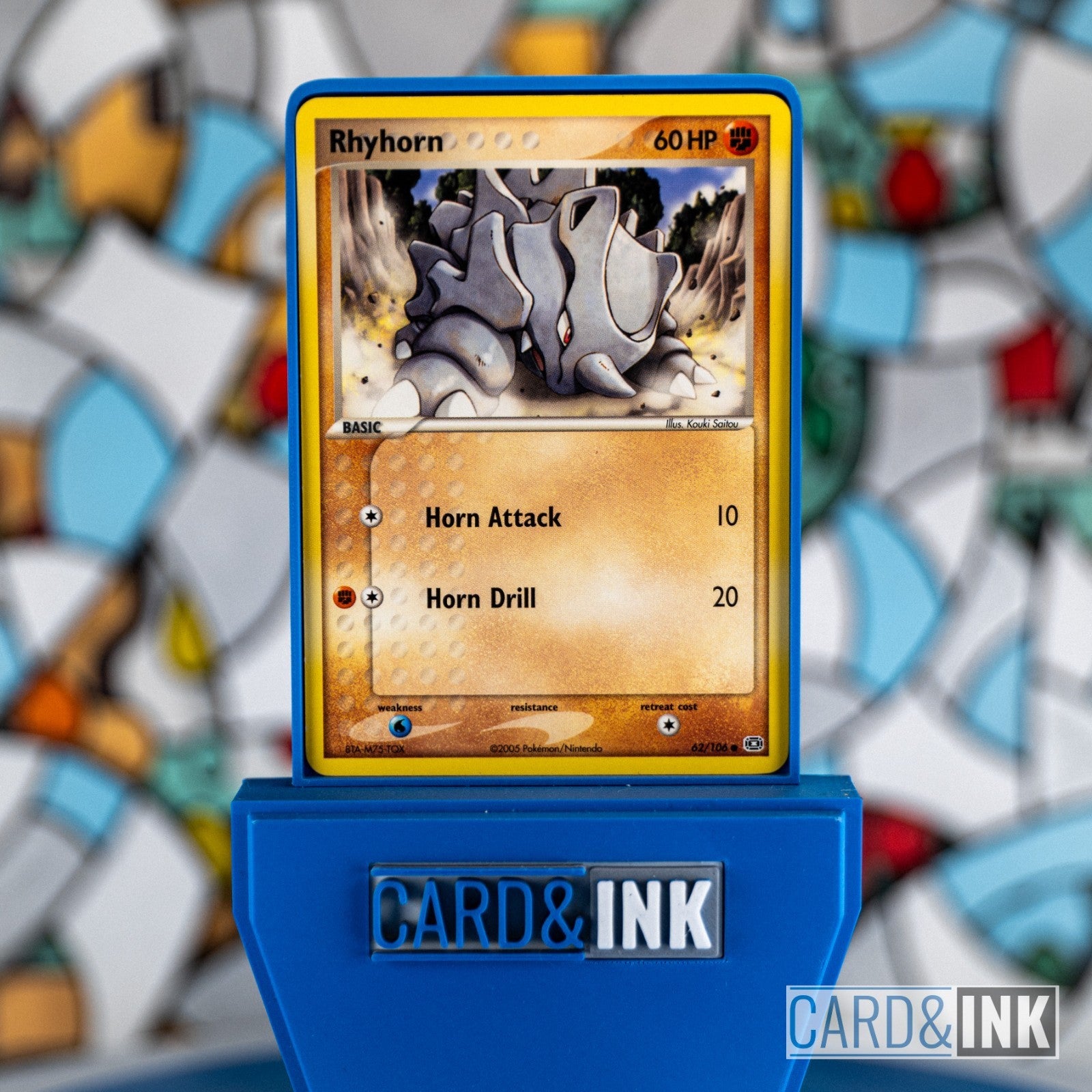 pokemon card rhyhorn 62/106 Emerald Pokemon LP – Card & Ink [1F] Push Down (20) Cards:Galarian Obstagoon (m2a 209) Looking for cards like mtg proxy