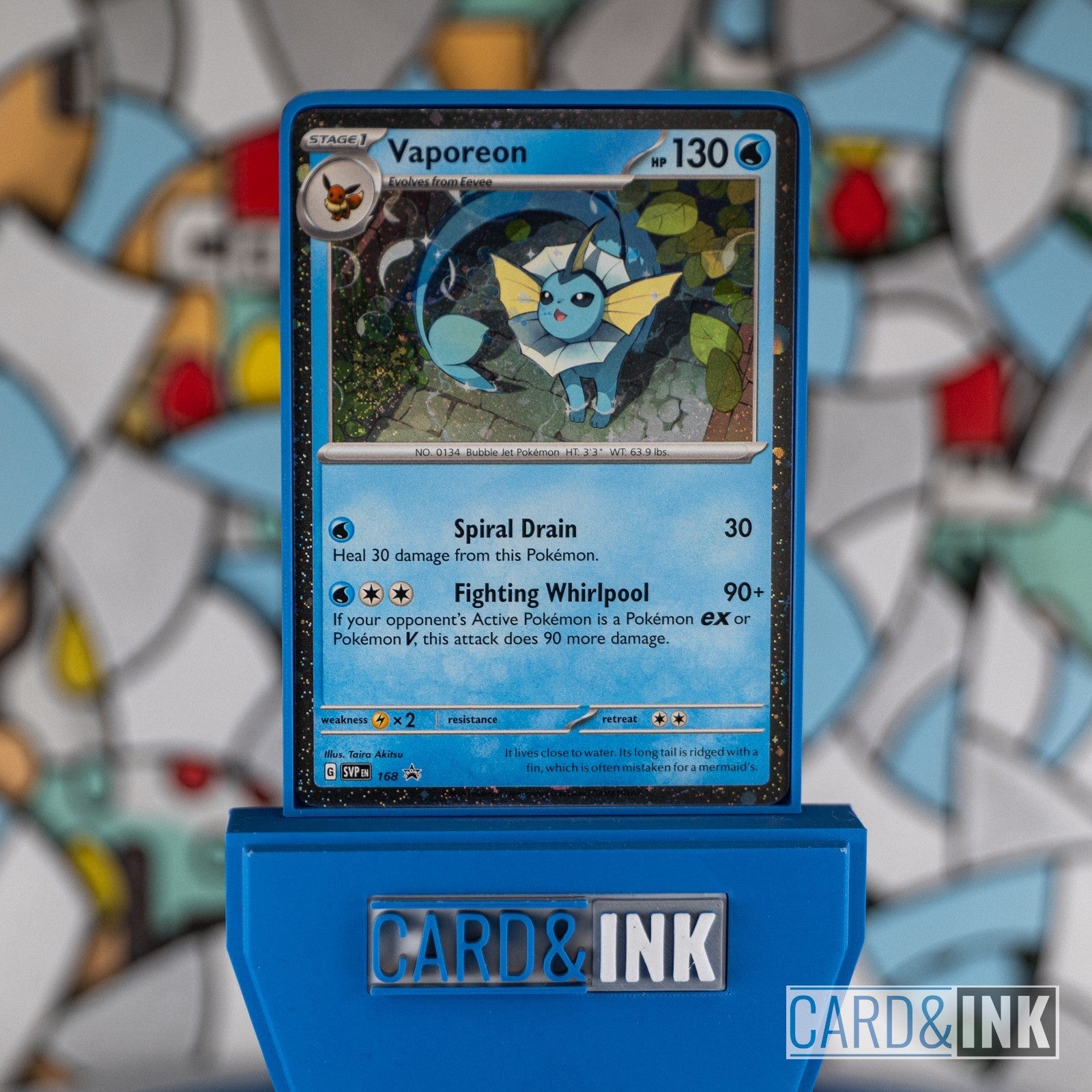 Vaporeon SVP168 Black Star Promo Cosmos (Copy 2)