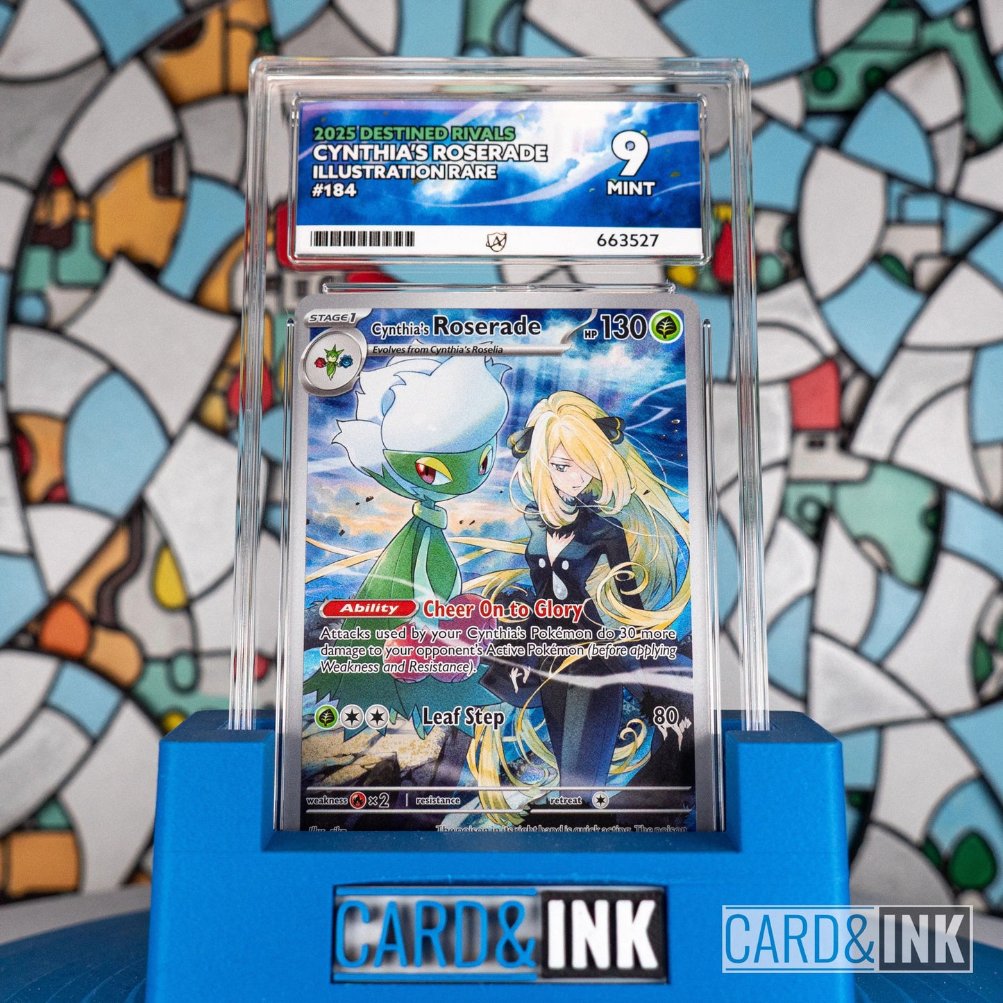 Cynthia's Roserade IR Destined Rivals Pokemon ACE 9 - CIL-000401