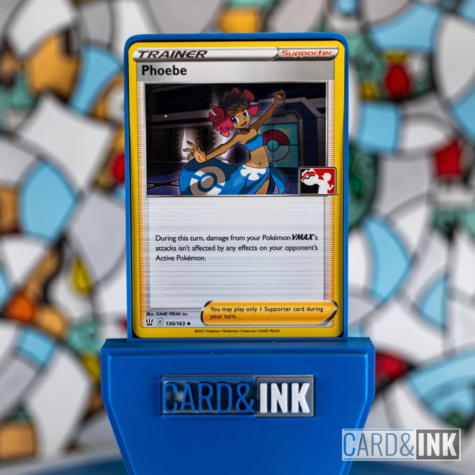 Pokemon TCG Prize Pack Card 130/163 Phoebe