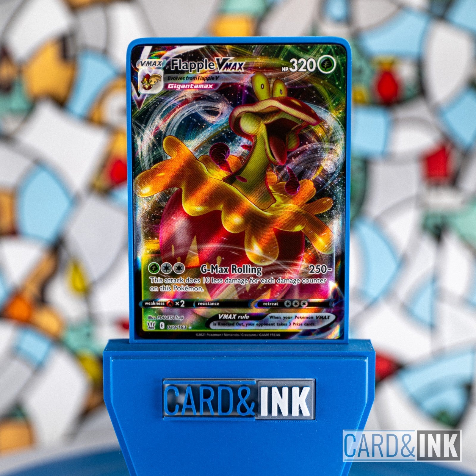 flapple vmax pokemon card value 019/163 Battle Styles Game Selection:Normal Battle Styles Type Legendary Artifact Creature Pineco [Reverse Holo] #1