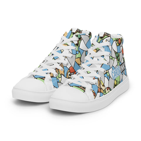 Card & Ink High Top Canvas Shoes