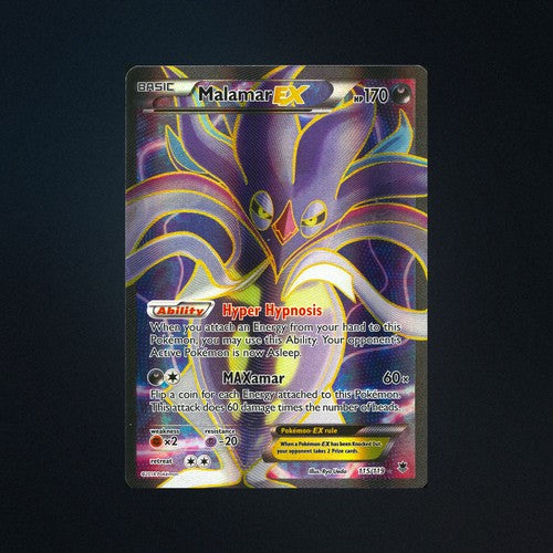 Pokemon Malamar EX 115/119 Phantom Forces Full Art Card NM front