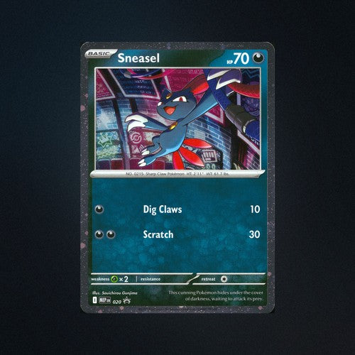 Sneasel 020 Mega Evolutions Promo English Pokemon Card NM front