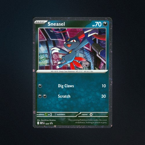 Sneasel 020 Mega Evolutions Promo English Pokemon Card NM front