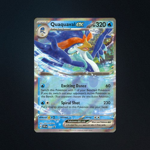 Quaquaval EX 035 SVP Promo English Pokemon Card NM front