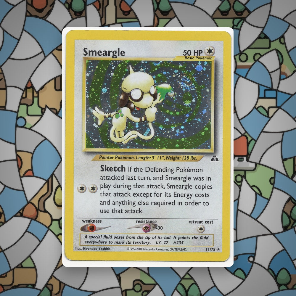 Pokemon Smeargle 11/75 Neo Discovery Holo LP - CIL-000487 image 3