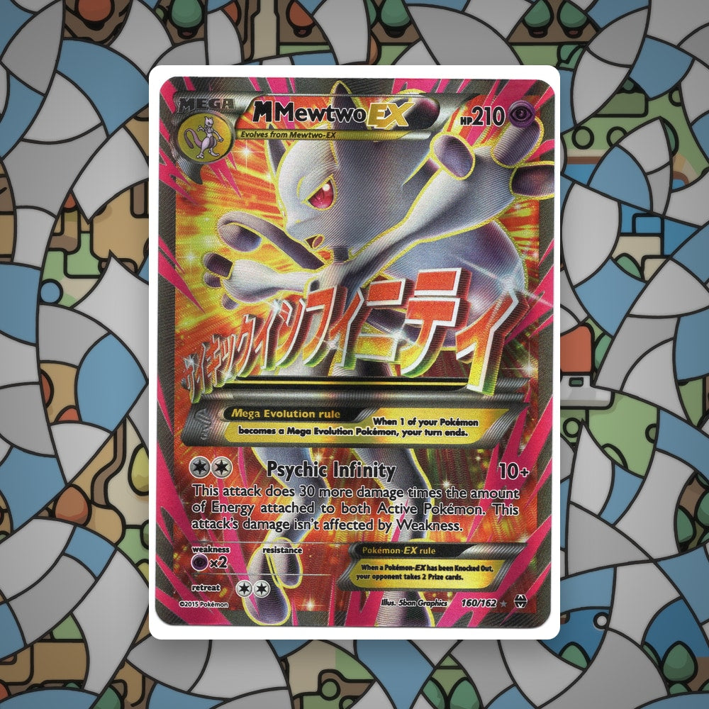 Pokemon M Mewtwo EX 160/162 XY BREAKthrough Secret Rare NM - CIL-000486 image 3
