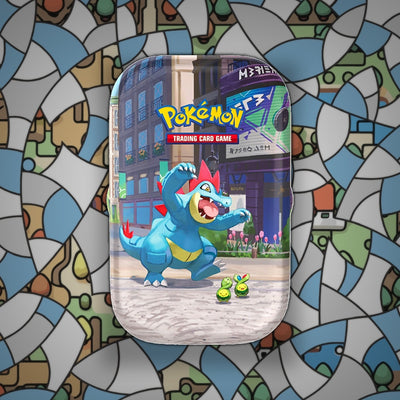 Pokemon TCG Lumiose City Mini Tin Feraligatr & Budew Sealed