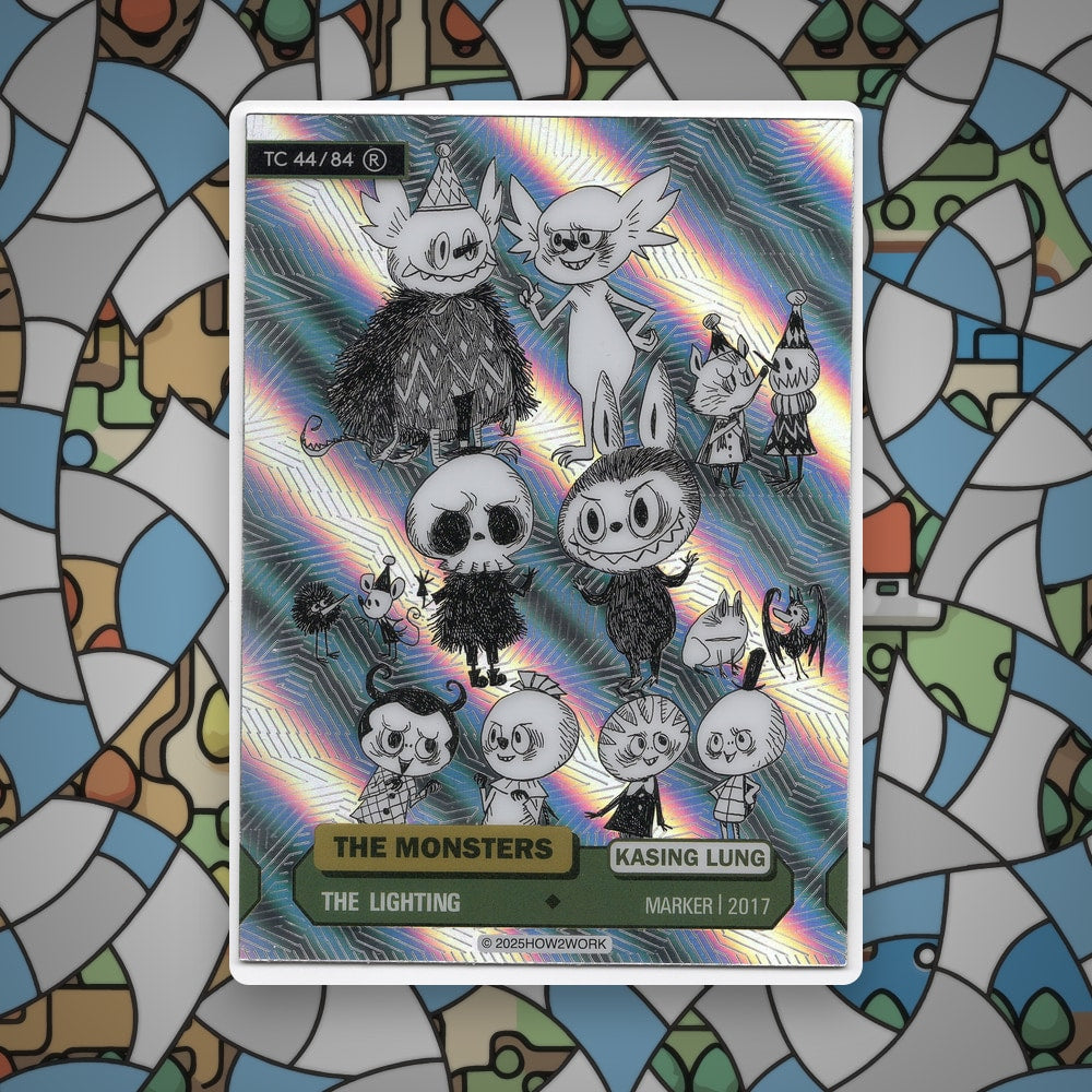 HOW2WORK The Monsters The Lighting TC 44/84 R Kasing Lung Marker 2017 Collectible Trading Card - CIL-000490 image 3