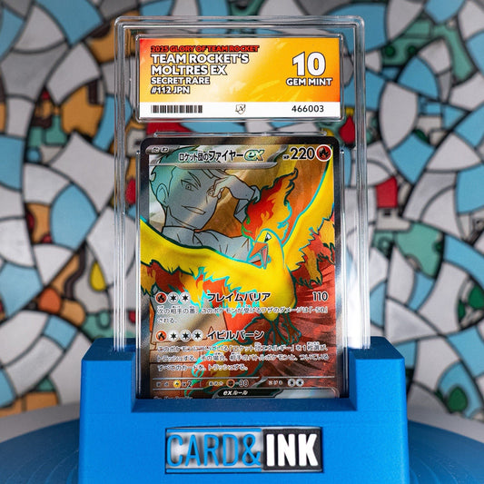 Team Rocket's Moltres EX 112/098 Secret Rare Pokemon ACE 10 - CIL-000283