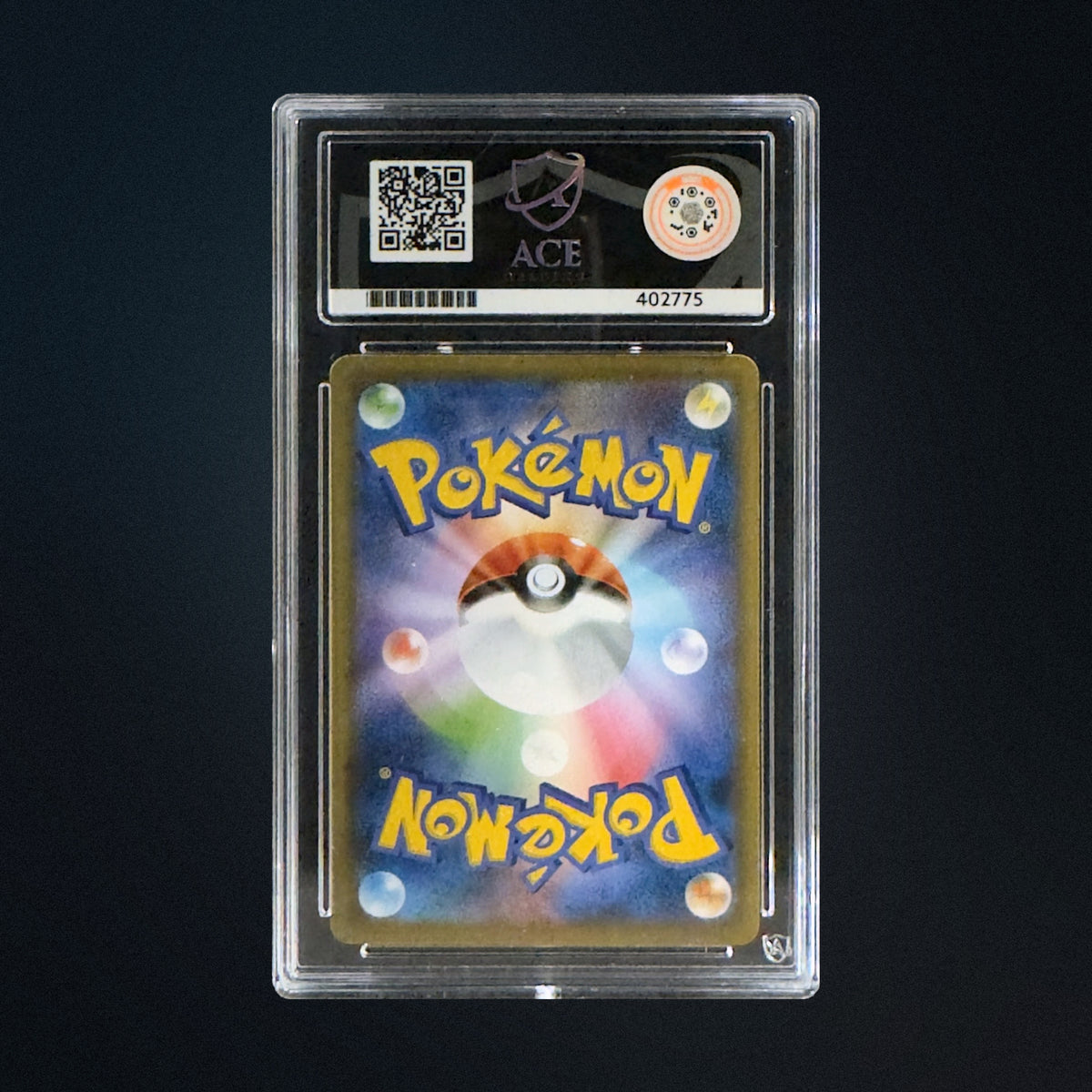 Pokemon Japanese TAG TEAM GX: All Stars Flareon 019/173 ACE 10 Perfect Subgrades back