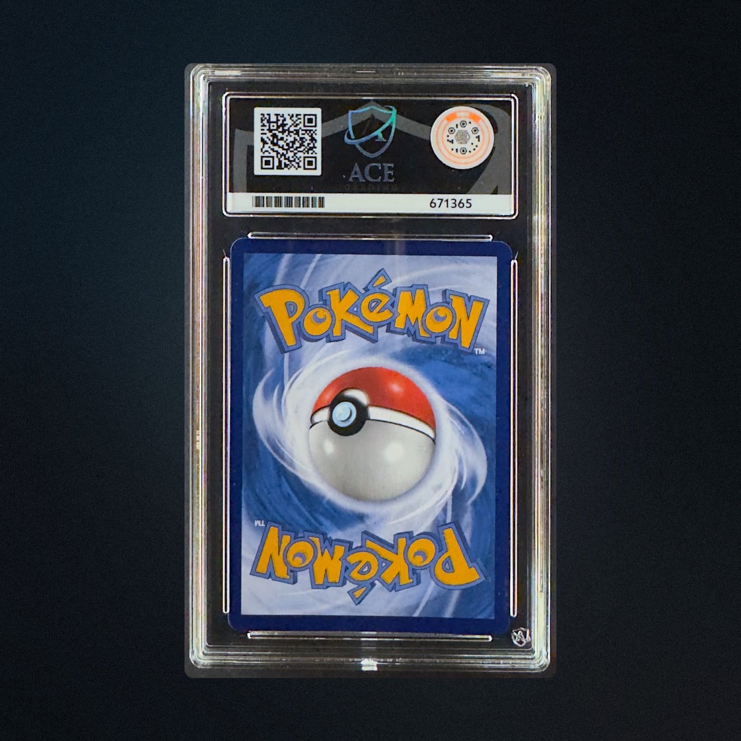 2021 Pokemon Chinese 25th Anniversary Mewtwo EX 022/025 ACE 10 Perfect Subgrades back