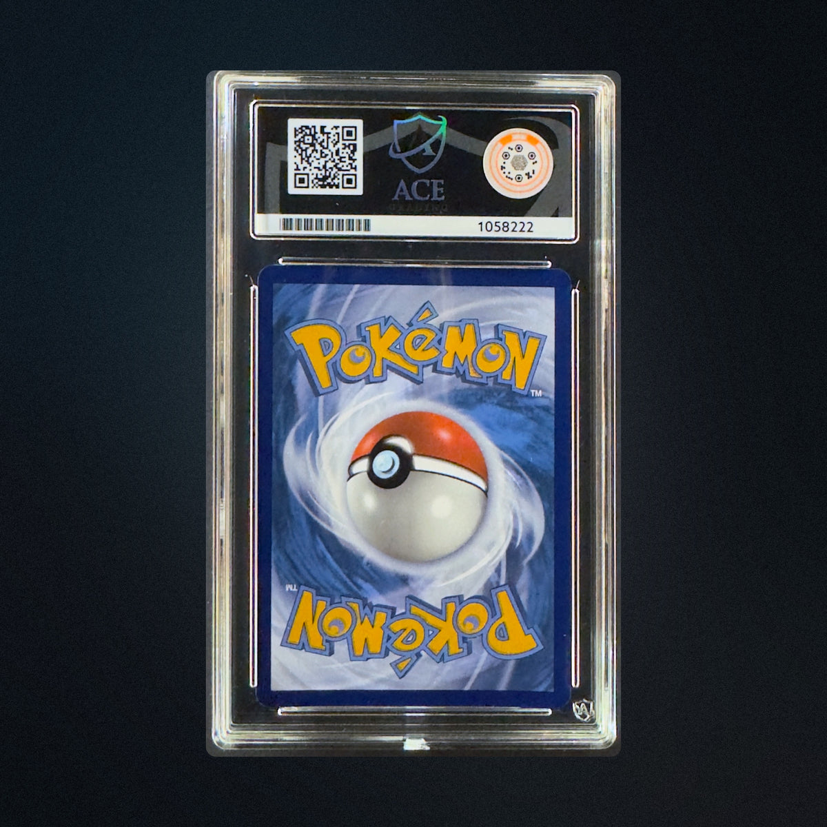 2024 Pokemon Paldean Fates Lucario 174/091 Holo ACE 10 Perfect Subgrades back