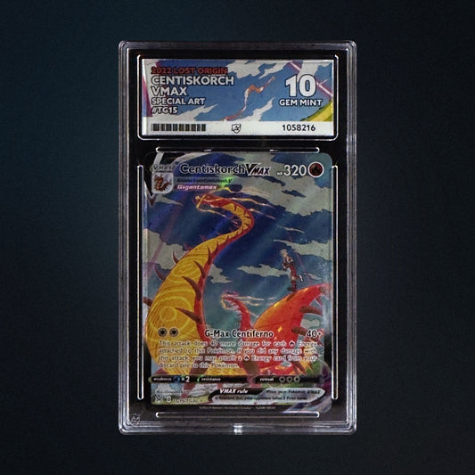 2022 Pokemon Lost Origin Centiskorch VMAX TG15/TG30 Alt Art ACE 10 front