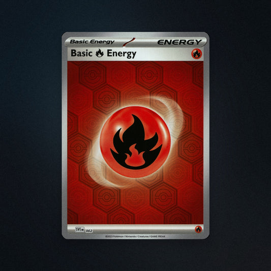 Pokemon TCG Basic Fire Energy 2/16 Scarlet & Violet Energies (SVE) Near Mint front
