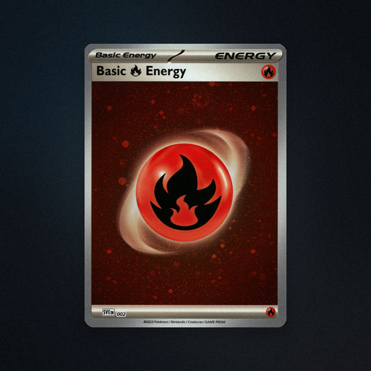 Pokemon TCG Basic Fire Energy 2/16 Scarlet & Violet Energies (SVE) Near Mint front