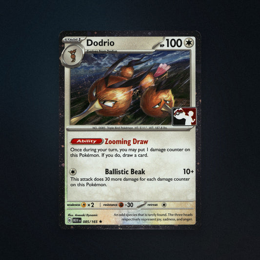 Pokemon TCG Dodrio 85/165 151 (MEW) Near Mint front