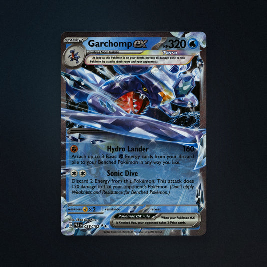 Pokemon TCG Garchomp ex 38/182 Paradox Rift Near Mint front