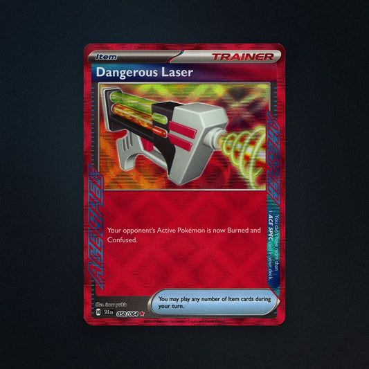 Pokemon TCG Dangerous Laser 58/64 Shrouded Fable (SFA) Near Mint front