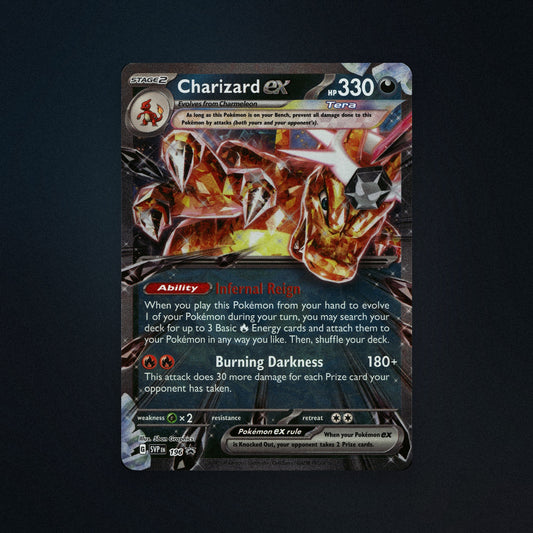 Pokemon TCG Charizard ex SVP196 Scarlet & Violet Black Star Promo Near Mint front