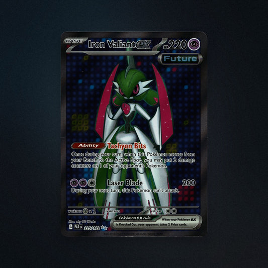 Pokemon TCG Iron Valiant ex 225/182 Paradox Rift Near Mint front