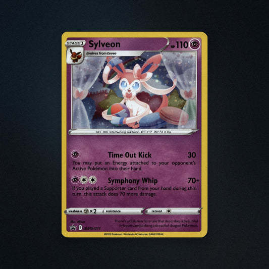 Pokemon TCG Sylveon SWSH211 SWSH Black Star Promos Near Mint front