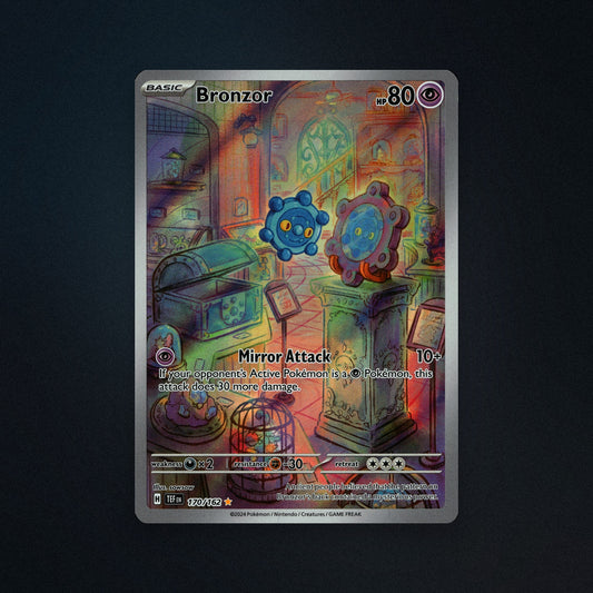 Pokemon TCG Bronzor 170/162 Temporal Forces Near Mint front