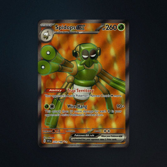 Pokemon TCG Spidops ex 223/198 Scarlet & Violet (SVI) Near Mint front