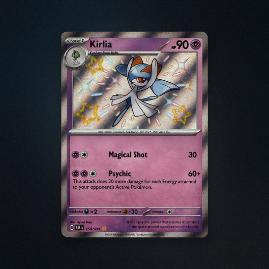Pokemon TCG Kirlia 154/91 Paldean Fates (PAF) Near Mint front