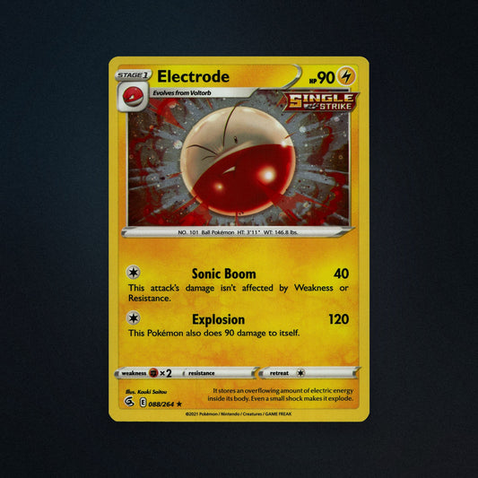 Pokemon TCG Electrode 88/264 Fusion Strike Near Mint front