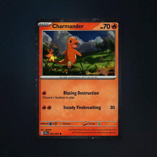 Pokemon TCG Charmander 7/91 Paldean Fates (PAF) Near Mint front