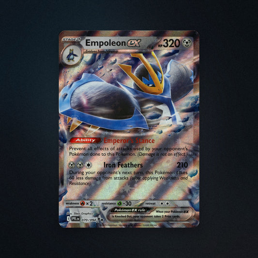 Pokemon TCG Empoleon ex 70/94 Phantasmal Flames (PFL) Near Mint front