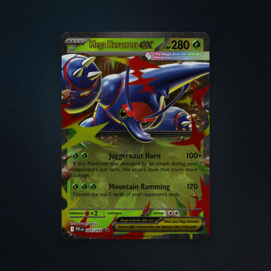 Pokemon TCG Mega Heracross ex 4/94 Phantasmal Flames (PFL) Near Mint front