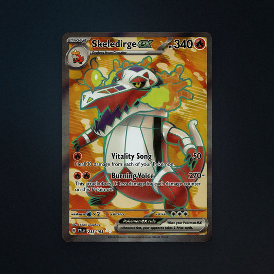 Pokemon TCG Skeledirge ex 233/193 Paldea Evolved Near Mint front