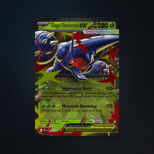 Pokemon TCG Mega Heracross ex 4/94 Phantasmal Flames (PFL) Near Mint front