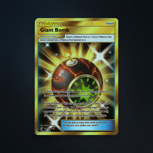 Pokemon TCG Giant Bomb 251/236 Cosmic Eclipse Secret Rare Near Mint front