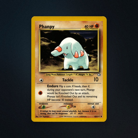 Pokemon TCG Phanny 43/111 Near Mint front