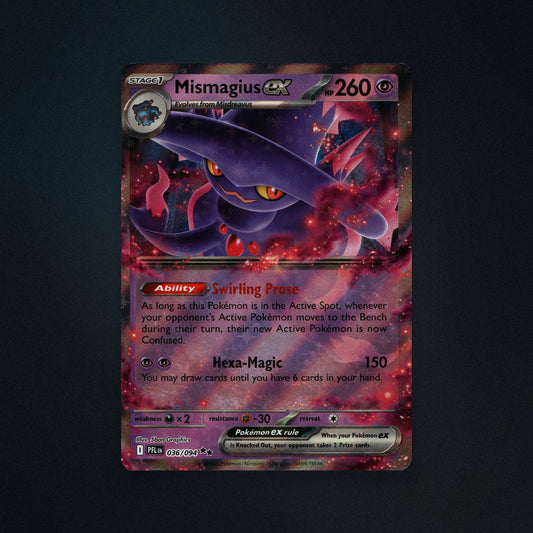 Pokemon TCG Mismagius ex 36/94 Phantasmal Flames (PFL) Near Mint front