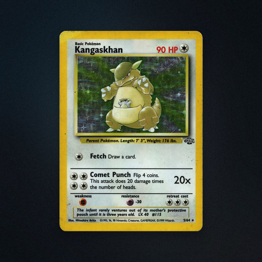 Pokemon TCG Kangaskhan 5/64 Jungle Near Mint front