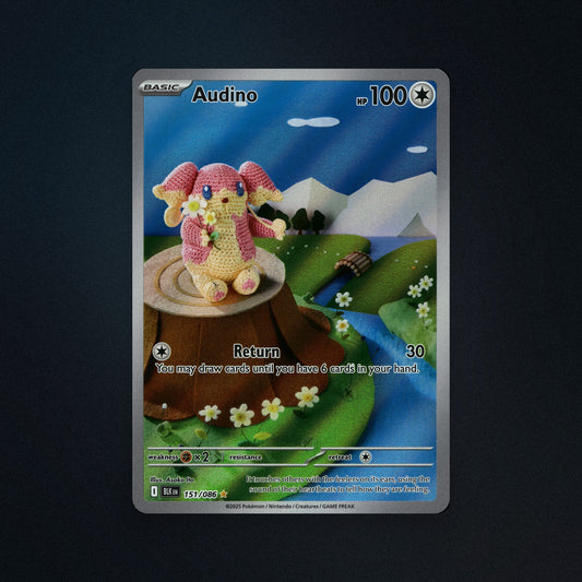 Pokemon TCG Audino 151/86 Black Bolt (BLK) Near Mint front