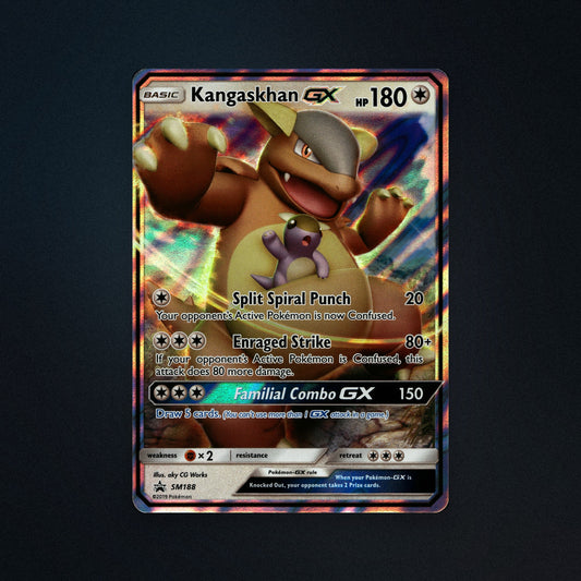 Pokemon TCG Kangaskhan GX SM188 SM Black Star Promos Near Mint front