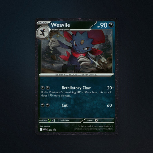 Pokemon TCG Weavile EN 21 Near Mint front