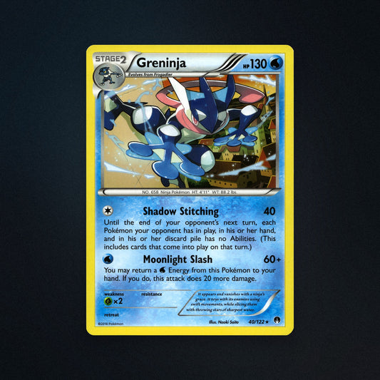 Pokemon TCG Greninja 40/122 BREAKpoint Near Mint front