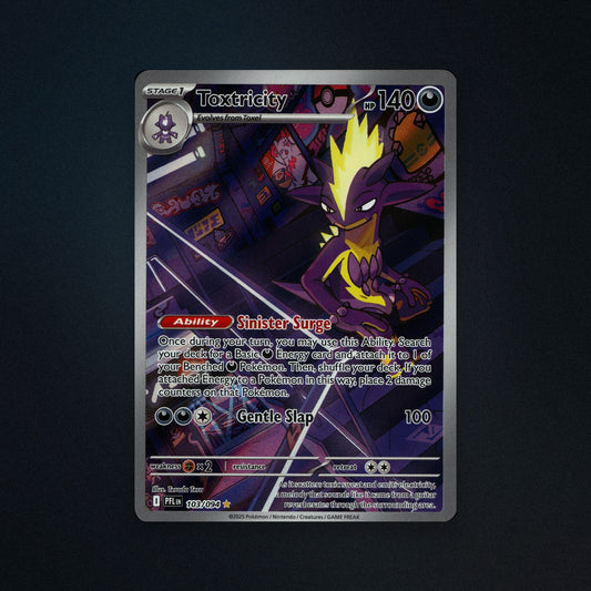 Pokemon TCG Toxtricity 103/94 Phantasmal Flames (PFL) Near Mint front