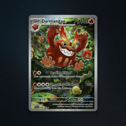 Pokemon TCG Darmanitan 98/86 Black Bolt (BLK) Near Mint front