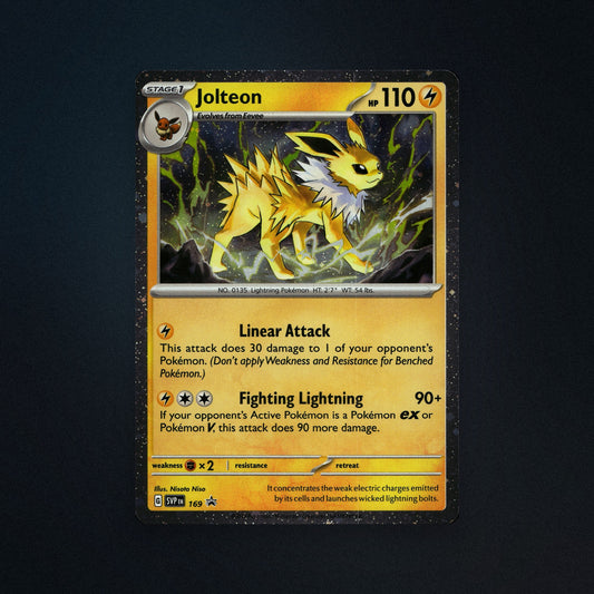 Pokemon TCG Jolteon SVP169 Scarlet & Violet Black Star Promo Near Mint front